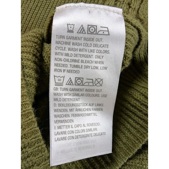 Isaac Mizrahi Open Front Cardigan with Stitch Detail Green 3XL - Picture 10 of 10